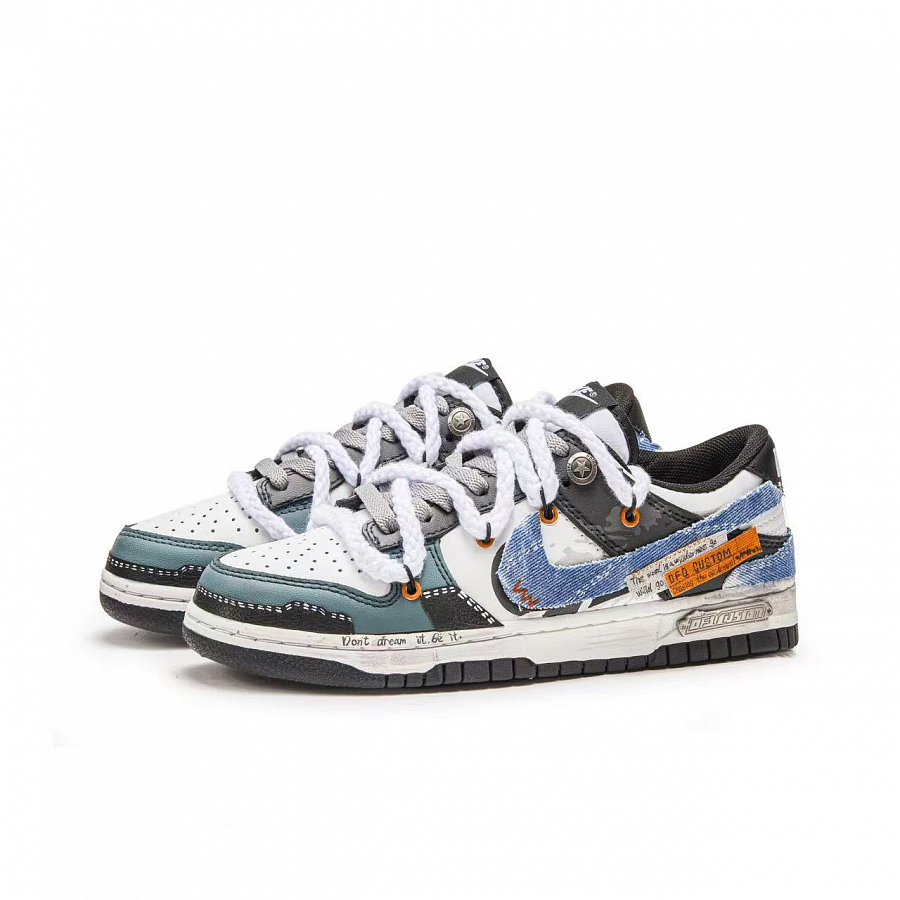 Nike Dunk Denim Knight Abrasion Resistant Low top Skateboard Shoes Unisex купить в интернет-магазине Yoocart с быстрой доставкой по России.