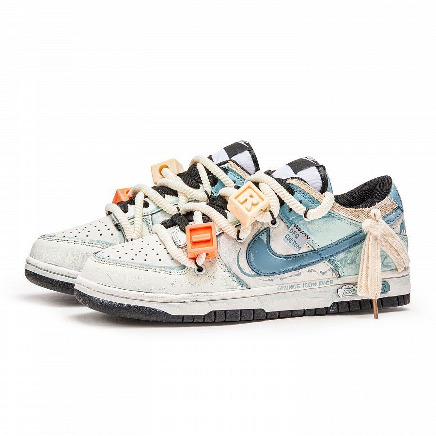 Nike Dunk Box, Blue Building Blocks Wear resistant And Lightweight Low top Skateboard Shoes Unisex купить в интернет-магазине Yoocart с быстрой доставкой по России.