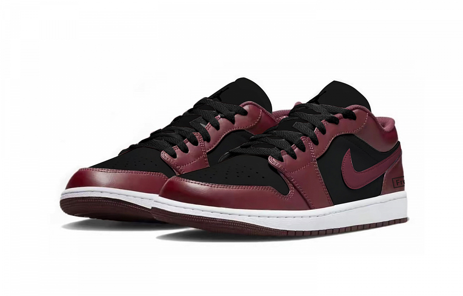 Jordan Air Jordan 1 Black Red Forbidden Wear Cushioning Low top Vintage Basketball Shoes Unisex Red Black купить в интернет-магазине Yoocart с быстрой доставкой по России.