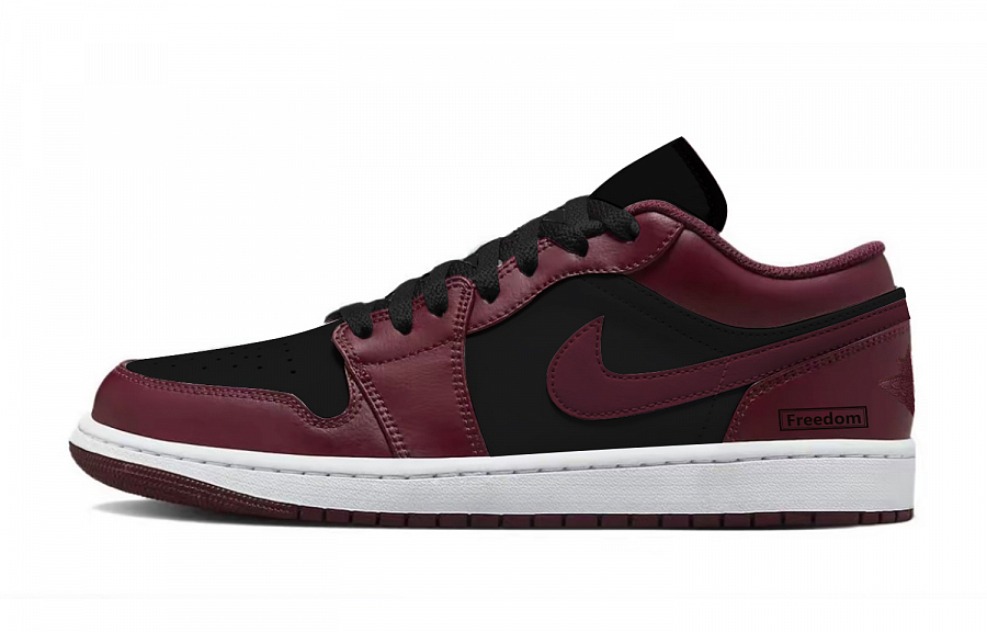 Jordan Air Jordan 1 Black Red Forbidden Wear Cushioning Low top Vintage Basketball Shoes Unisex Red Black купить в интернет-магазине Yoocart с быстрой доставкой по России.