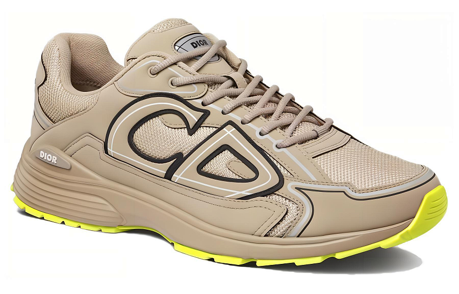 DIOR B30 CD Shoes Low-Top Casual Shoes Men's Beige купить в интернет-магазине Yoocart с быстрой доставкой по России.