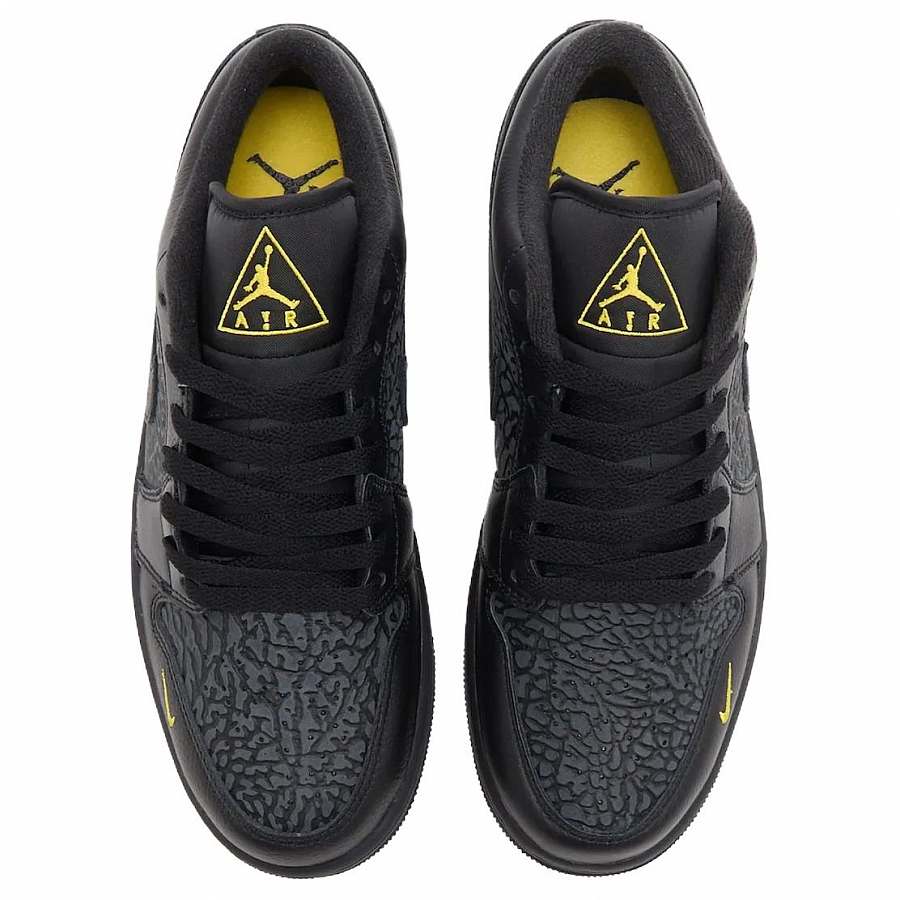 Jordan Air Jordan 1 Low top Vintage Basketball Shoes Men's Black купить в интернет-магазине Yoocart с быстрой доставкой по России.