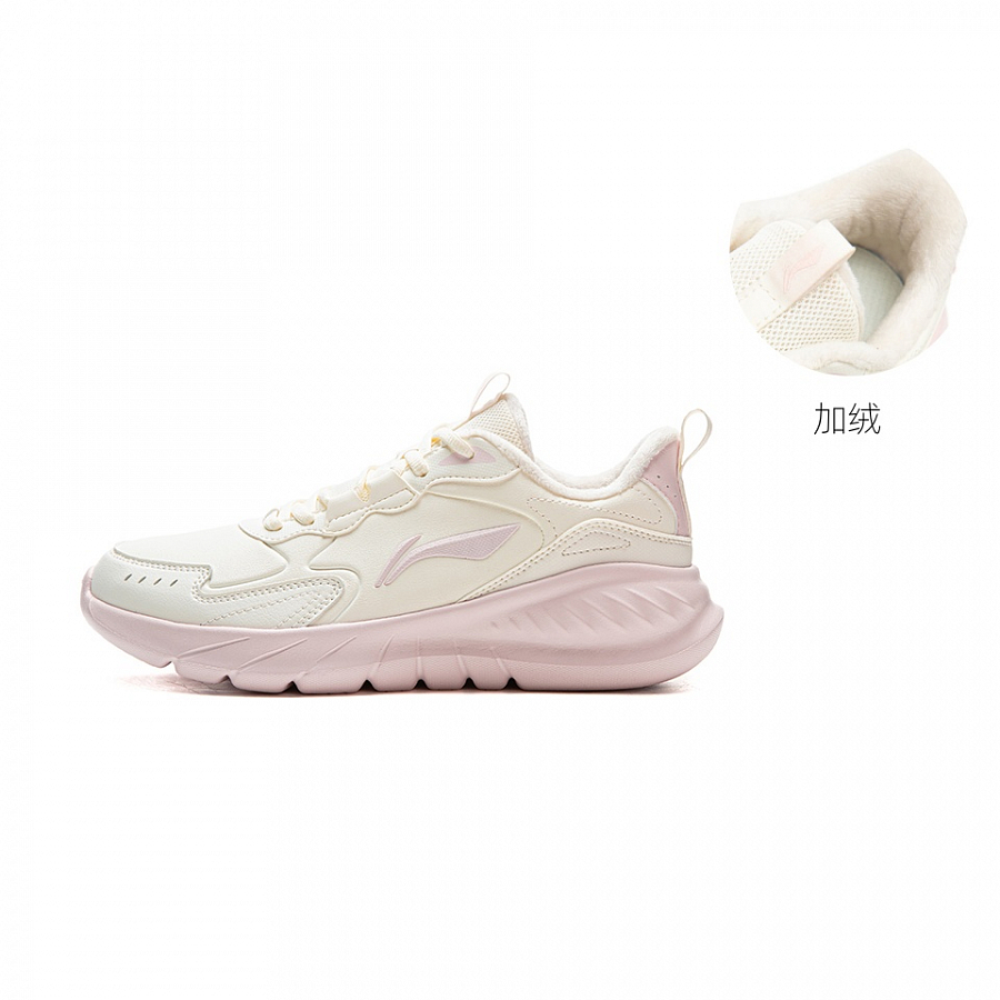 LiNing Light Mist Low top City Commute Long Distance Running Shoes Women's Light Pink White купить в интернет-магазине Yoocart с быстрой доставкой по России.