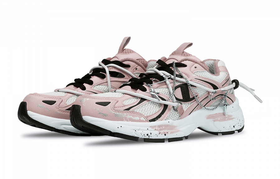 Champion Abrasion Resistant Low top Running Shoes Unisex White Pink купить в интернет-магазине Yoocart с быстрой доставкой по России.