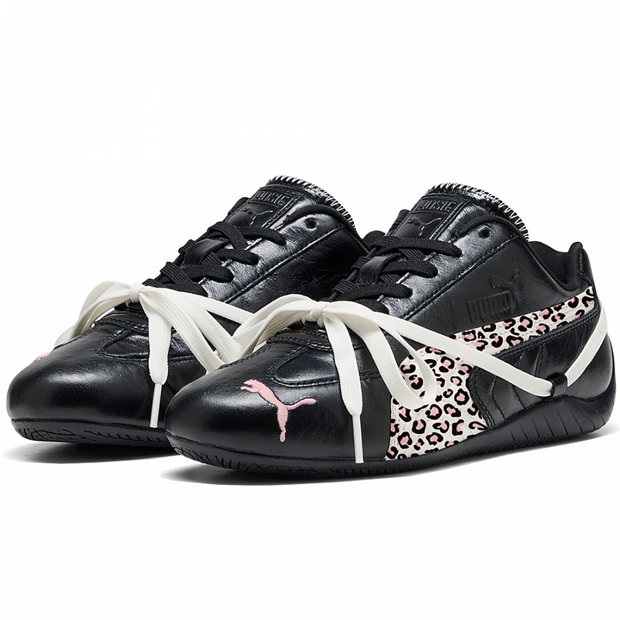 PUMA Speedcat Collection Couple, Leopard Print French Maid Low top Casual Shoes Unisex Black White Pink купить в интернет-магазине Yoocart с быстрой доставкой по России.