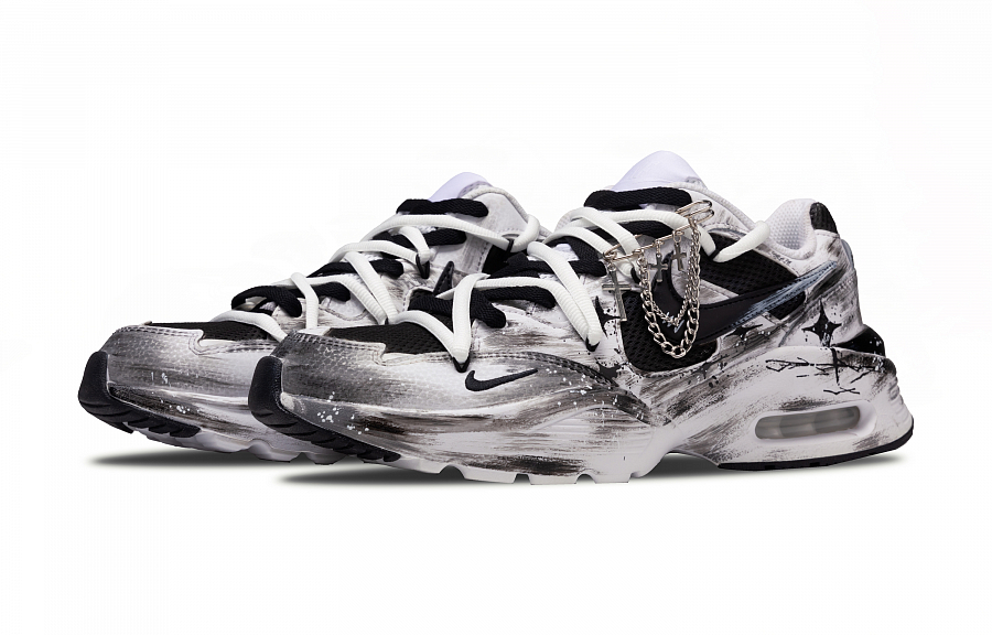 Nike Air Max Fusion Low top Running Shoes Unisex Black White купить в интернет-магазине Yoocart с быстрой доставкой по России.