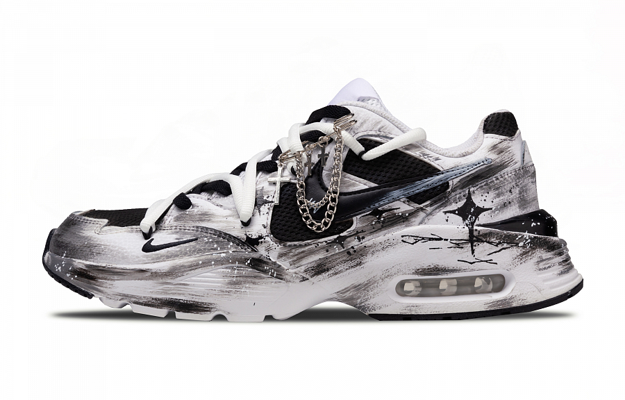 Nike Air Max Fusion Low top Running Shoes Unisex Black White купить в интернет-магазине Yoocart с быстрой доставкой по России.