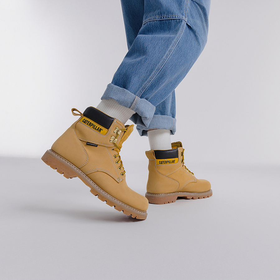 CAT Ankle Boots Unisex Yellow купить в интернет-магазине Yoocart с быстрой доставкой по России.