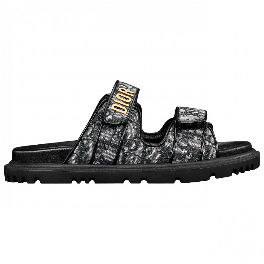 DIOR DiorAct Slide Slippers Women's Gray купить в интернет-магазине Yoocart с быстрой доставкой по России.