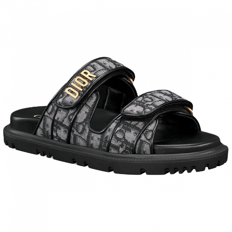 DIOR DiorAct Slide Slippers Women's Gray купить в интернет-магазине Yoocart с быстрой доставкой по России.
