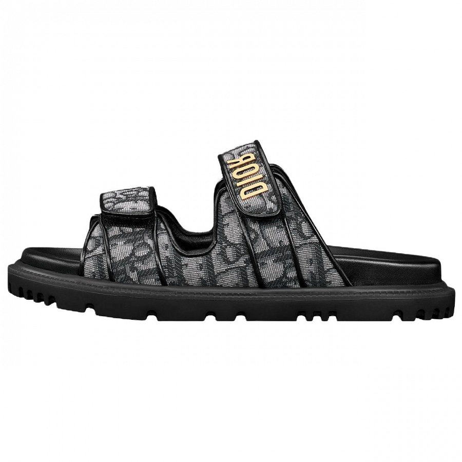 DIOR DiorAct Slide Slippers Women's Gray купить в интернет-магазине Yoocart с быстрой доставкой по России.