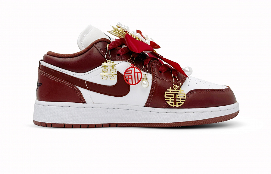 Jordan Air Jordan 1 Low top Vintage Basketball Shoes Unisex Red купить в интернет-магазине Yoocart с быстрой доставкой по России.