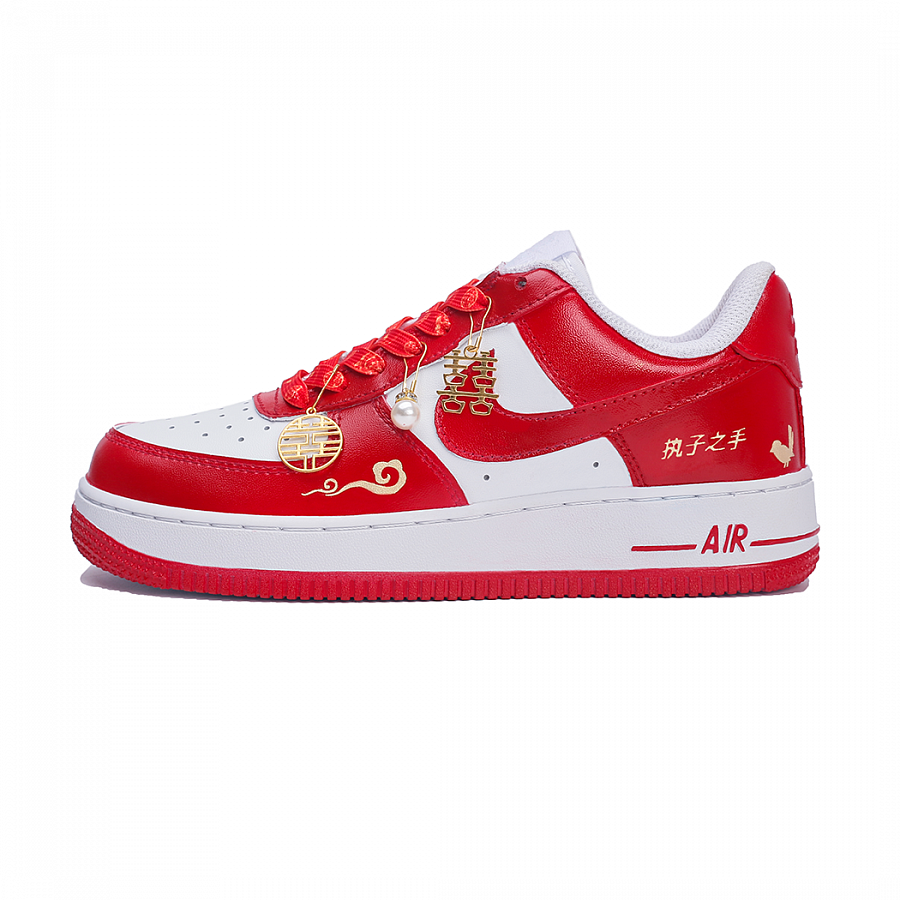 Nike Air Force 1 Skateboard Shoes Unisex Low top Red купить в интернет-магазине Yoocart с быстрой доставкой по России.