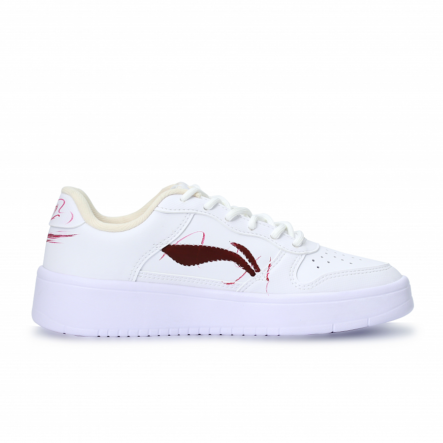 LiNing Pontoon Boats Wear resistant And Lightweight Low top Skateboard Shoes Unisex White купить в интернет-магазине Yoocart с быстрой доставкой по России.