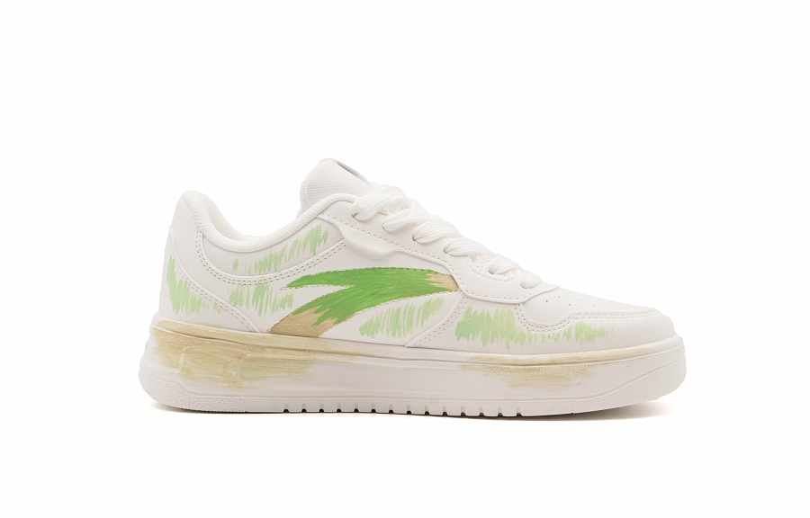 Anta Relaxed Slip Resistant Shock Absorbers Low top Skateboard Shoes Unisex Green Shopping Bag купить в интернет-магазине Yoocart с быстрой доставкой по России.