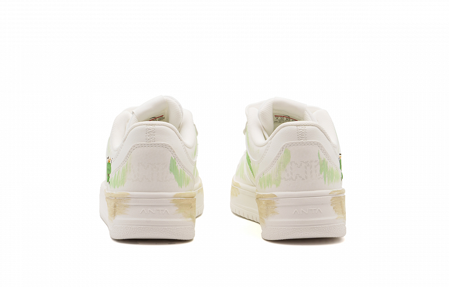 Anta Relaxed Slip Resistant Shock Absorbers Low top Skateboard Shoes Unisex Green Shopping Bag купить в интернет-магазине Yoocart с быстрой доставкой по России.
