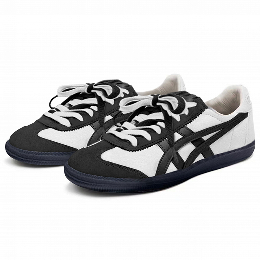 Onitsuka Tiger Tokuten Slip Resistant Abrasion Resistant Low top Skateboard Shoes Unisex White Black купить в интернет-магазине Yoocart с быстрой доставкой по России.