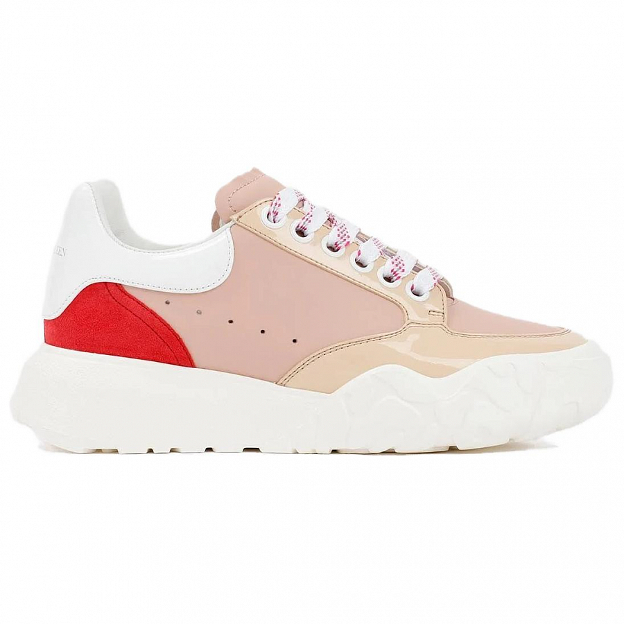 Alexander McQueen Court Trainer Low top Sports Casual Shoes Women's Multicolor купить в интернет-магазине Yoocart с быстрой доставкой по России.
