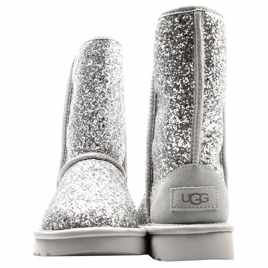 UGG Australia Short Snow Boots Unisex Silver купить в интернет-магазине Yoocart с быстрой доставкой по России.
