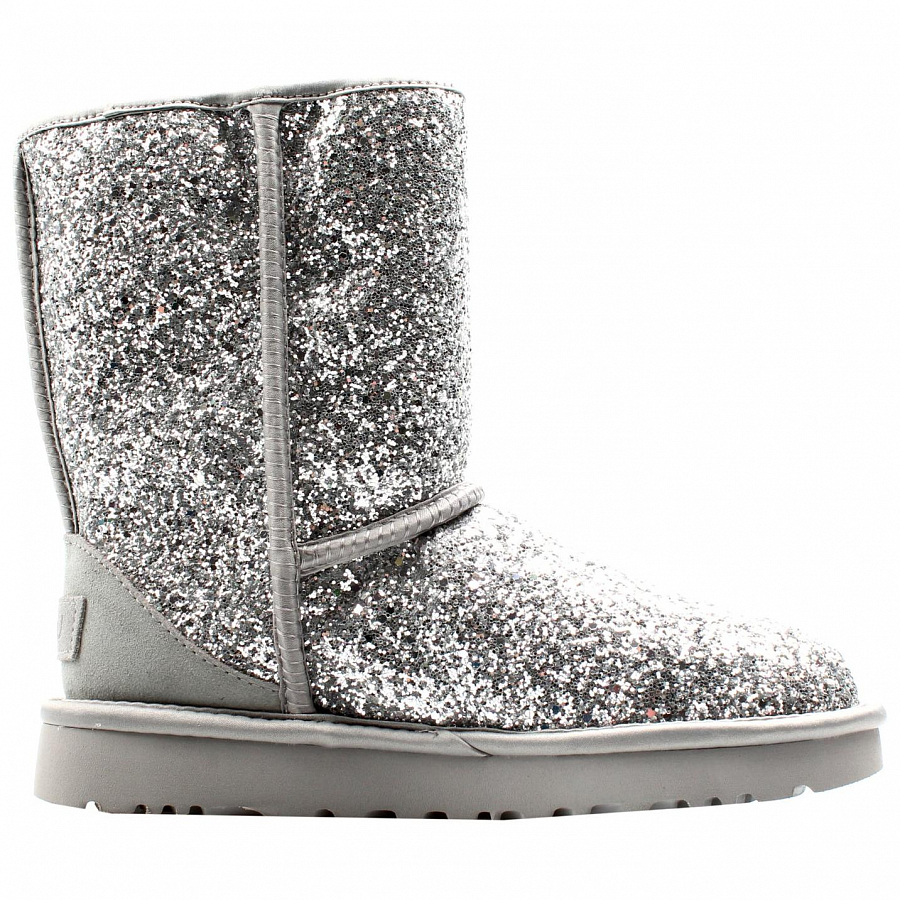 UGG Australia Short Snow Boots Unisex Silver купить в интернет-магазине Yoocart с быстрой доставкой по России.