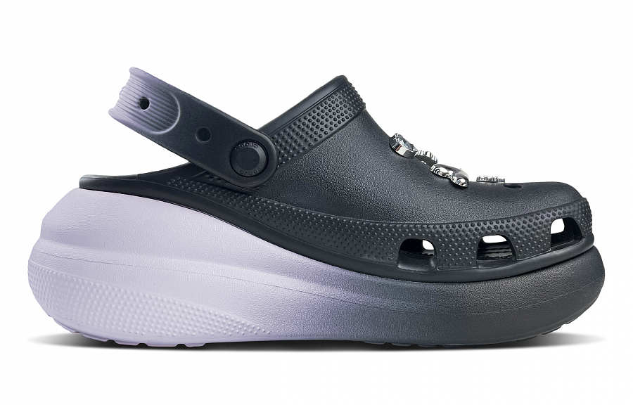 Crocs Crush Clog Purple Rose Cake Clogs Unisex Black купить в интернет-магазине Yoocart с быстрой доставкой по России.