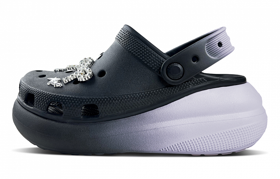 Crocs Crush Clog Purple Rose Cake Clogs Unisex Black купить в интернет-магазине Yoocart с быстрой доставкой по России.