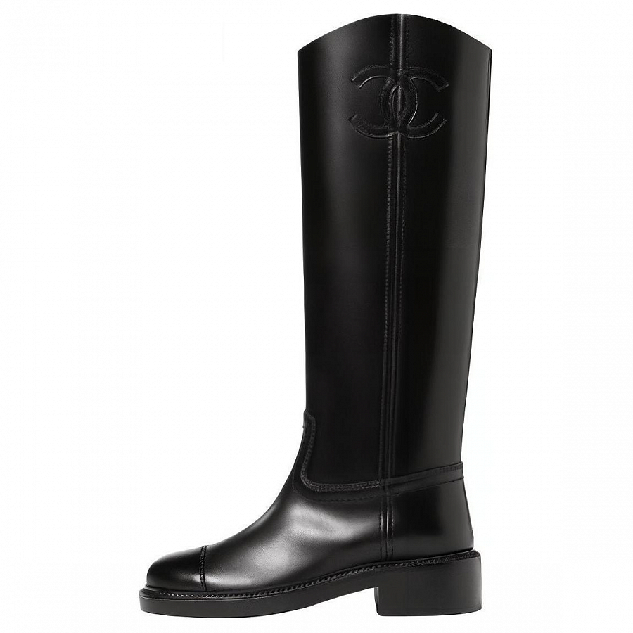 CHANEL 24C Knee high Boots Women's Black купить в интернет-магазине Yoocart с быстрой доставкой по России.