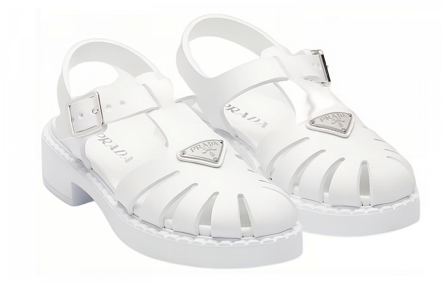 PRADA Roman Sandals Women's White купить в интернет-магазине Yoocart с быстрой доставкой по России.