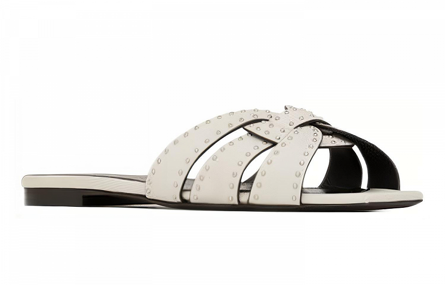 SAINT LAURENT Tribute Stylish Sandal Women's White купить в интернет-магазине Yoocart с быстрой доставкой по России.