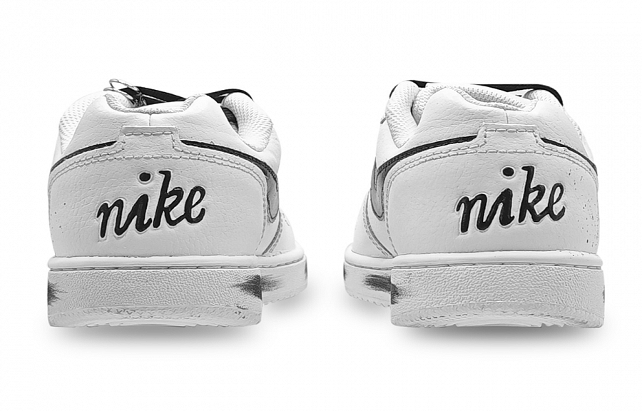 Nike EBERNON Abrasion Resistant Low top Skateboard Shoes Unisex Black White купить в интернет-магазине Yoocart с быстрой доставкой по России.