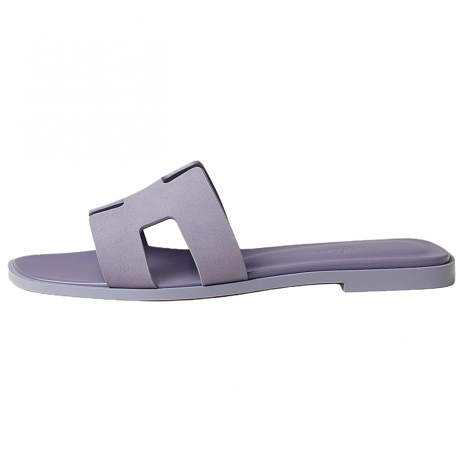 HERMES Oran Slide Slippers 1cm Women's Purple купить в интернет-магазине Yoocart с быстрой доставкой по России.