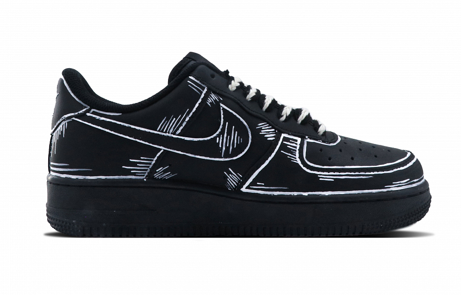 Nike Air Force 1 Coverage Warm Low-Top Skateboard Shoes Unisex Black купить в интернет-магазине Yoocart с быстрой доставкой по России.