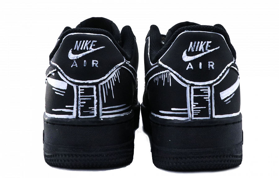 Nike Air Force 1 Coverage Warm Low-Top Skateboard Shoes Unisex Black купить в интернет-магазине Yoocart с быстрой доставкой по России.