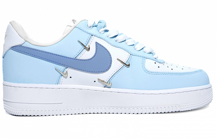 Nike Air Force 1 Abrasion Resistant Low Top Skateboard Shoes Women's Light Blue купить в интернет-магазине Yoocart с быстрой доставкой по России.