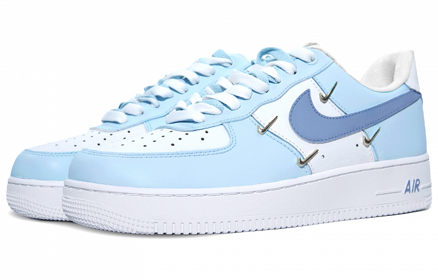 Nike Air Force 1 Abrasion Resistant Low Top Skateboard Shoes Women's Light Blue купить в интернет-магазине Yoocart с быстрой доставкой по России.