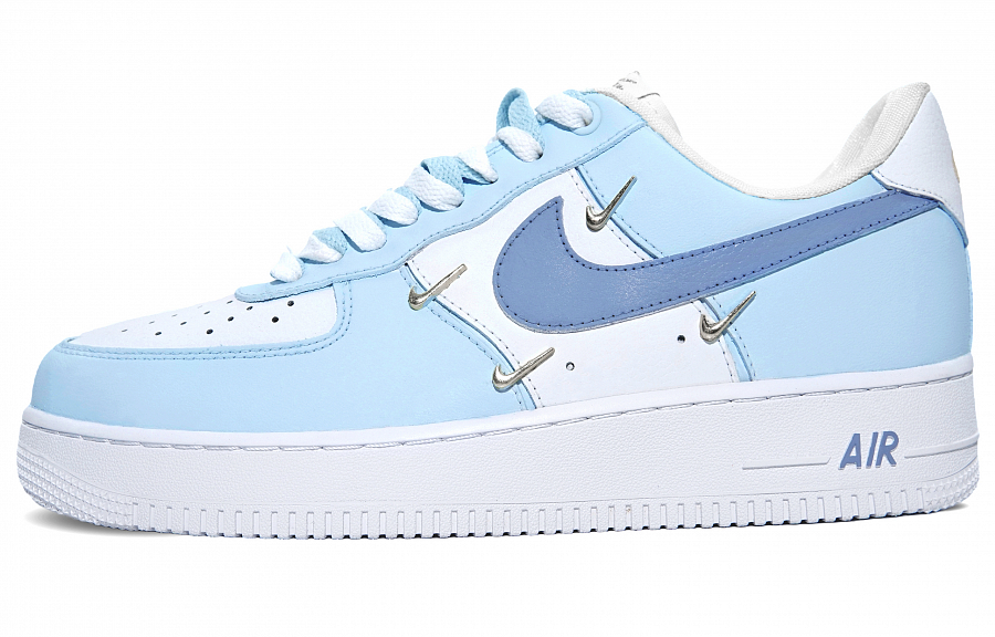 Nike Air Force 1 Abrasion Resistant Low Top Skateboard Shoes Women's Light Blue купить в интернет-магазине Yoocart с быстрой доставкой по России.