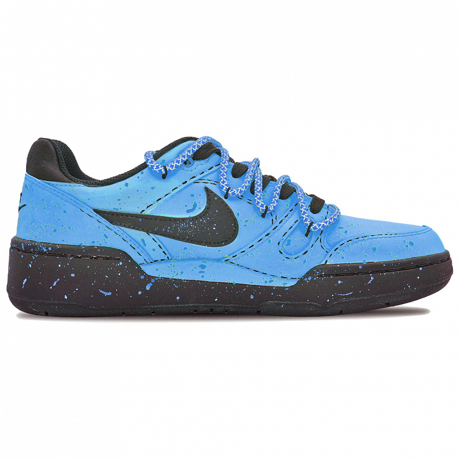Nike Full Force Dark Night Lightning Abrasion Resistant Low Top Skateboard Shoes Unisex Black Blue купить в интернет-магазине Yoocart с быстрой доставкой по России.