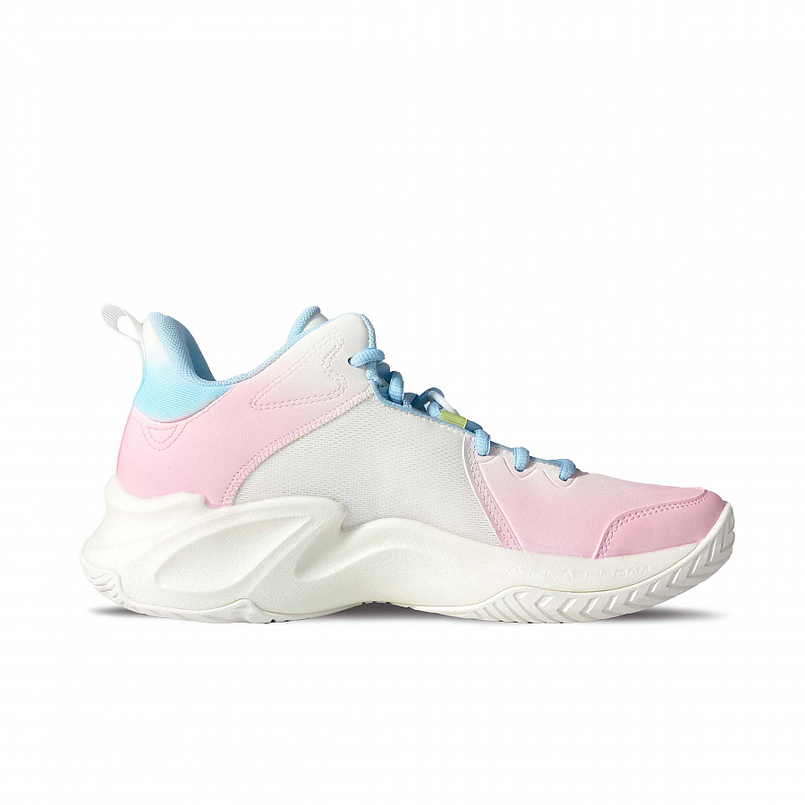 Anta Airspace 4 Slip Resistant, Abrasion Resistant, Breathable Low Top Basketball Shoes Men's Pink Blue Mismatched купить в интернет-магазине Yoocart с быстрой доставкой по России.