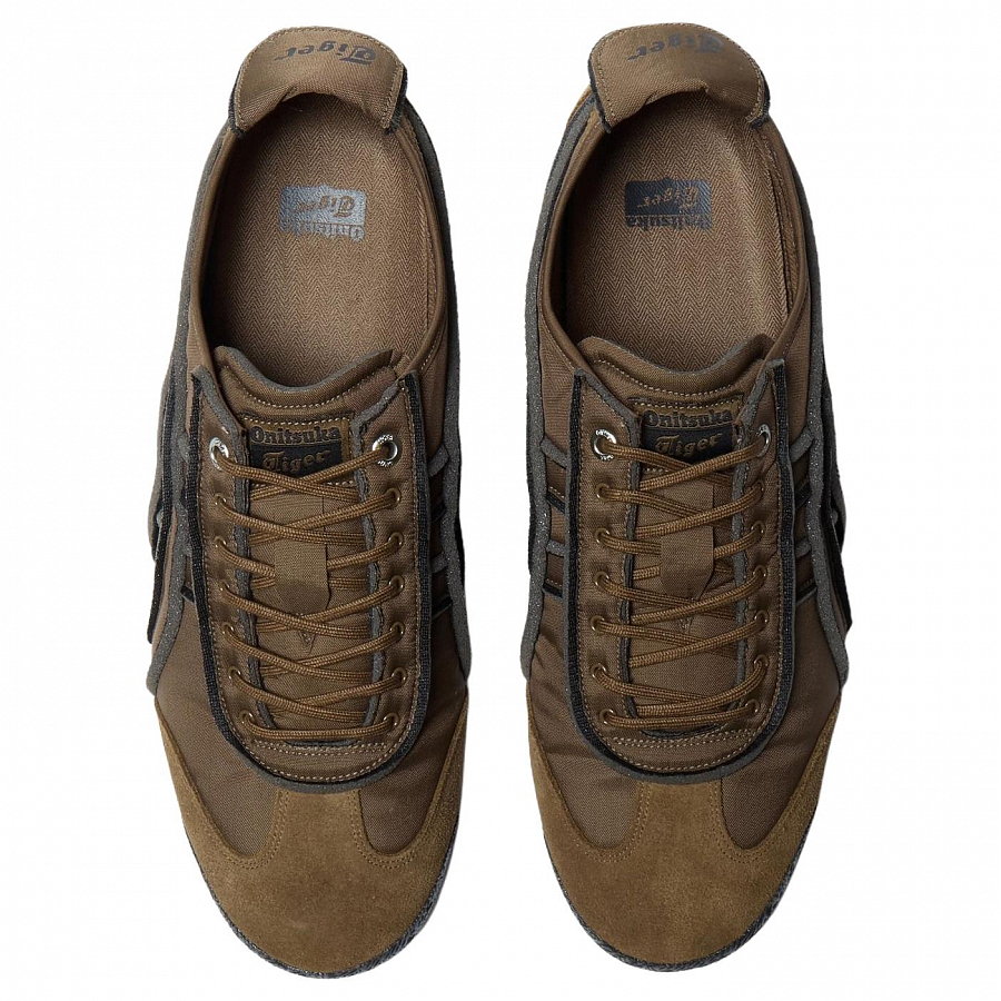 Onitsuka Tiger MEXICO 66 Rubber Running Shoes Unisex Brown купить в интернет-магазине Yoocart с быстрой доставкой по России.