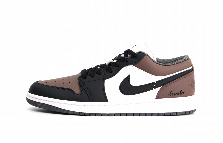 Jordan Air Jordan 1 Cushioning, Wear Resistant Low top Vintage Basketball Shoes Unisex Mocha купить в интернет-магазине Yoocart с быстрой доставкой по России.