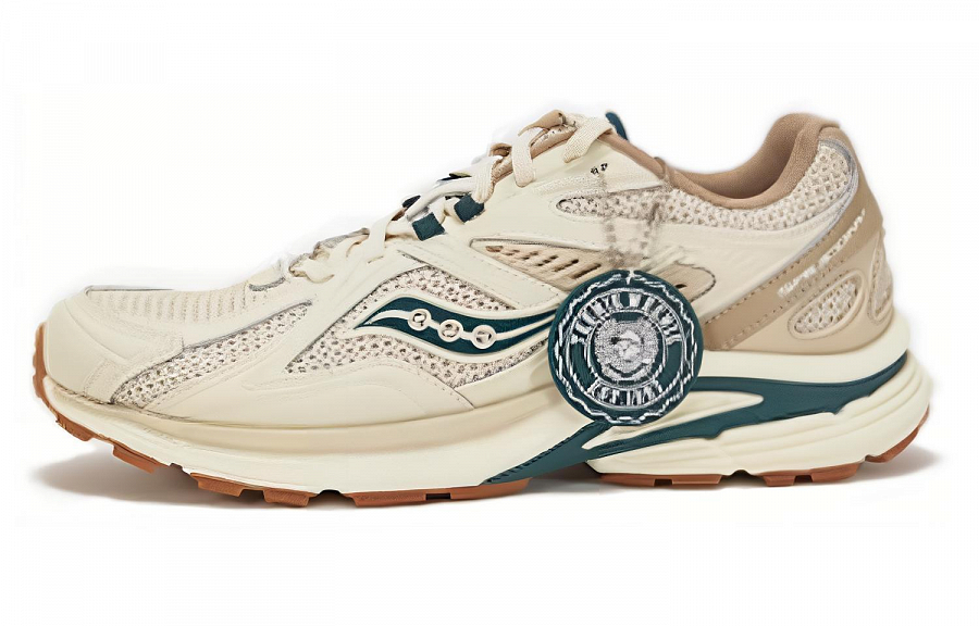 Teenie Weenie x Saucony Kinvara 4 Re Blossom Cushioned Wear-Resistant Breathable Low-Top Casual Shoes Unisex Beige купить в интернет-магазине Yoocart с быстрой доставкой по России.